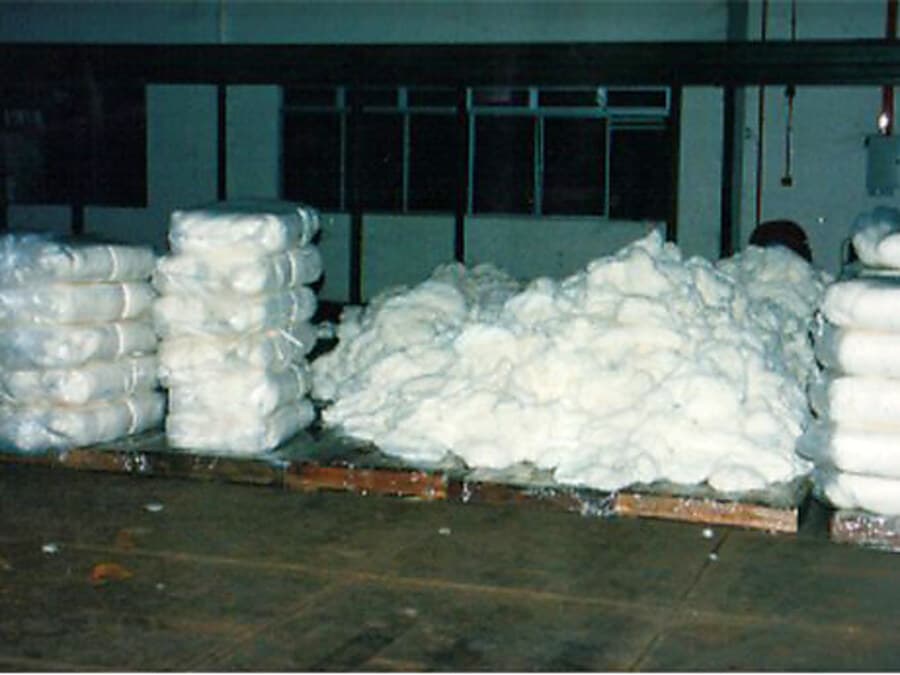 Yarn restoration in progress