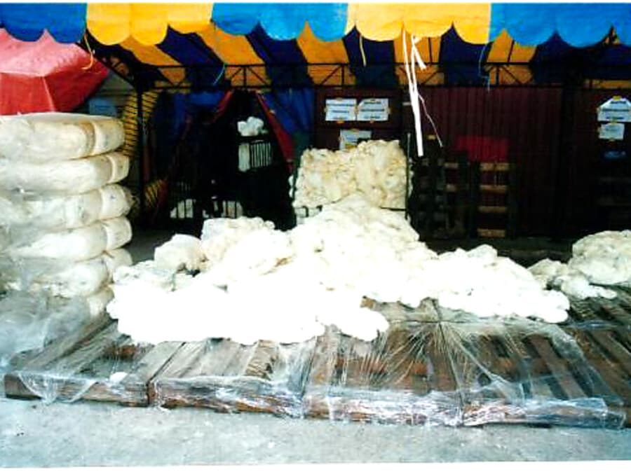 World-first yarn drying method